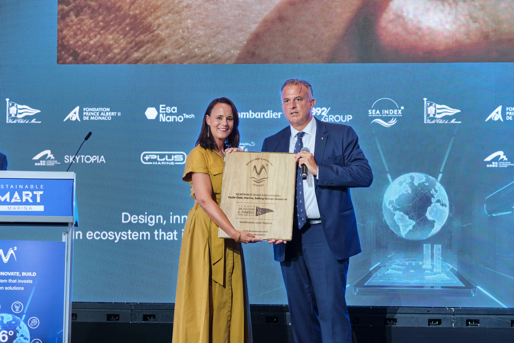 S3 recognition ceremony for Jeddah Yacht Club & Marina in Monaco